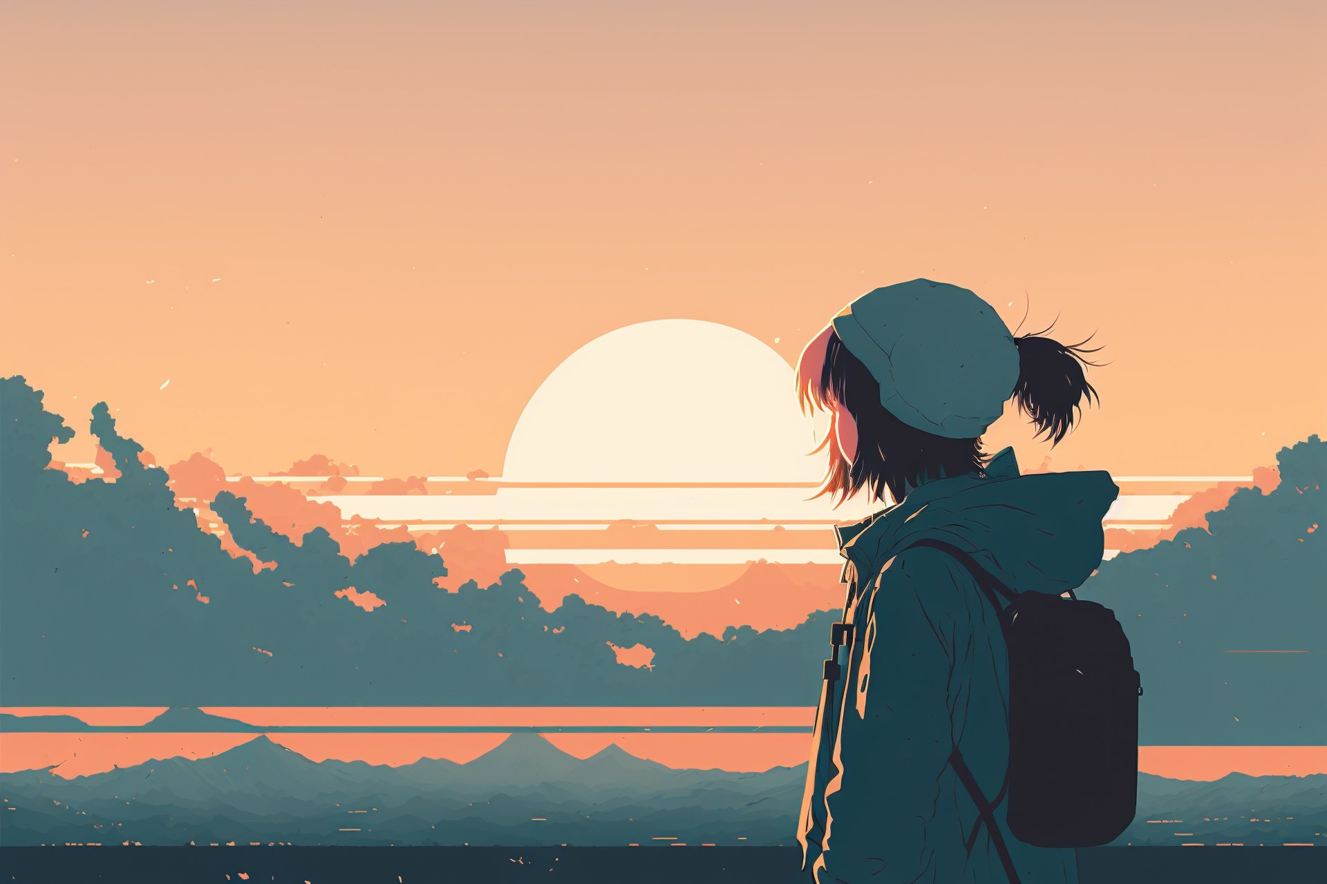 4K Ultra HD Anime Girl AI Art