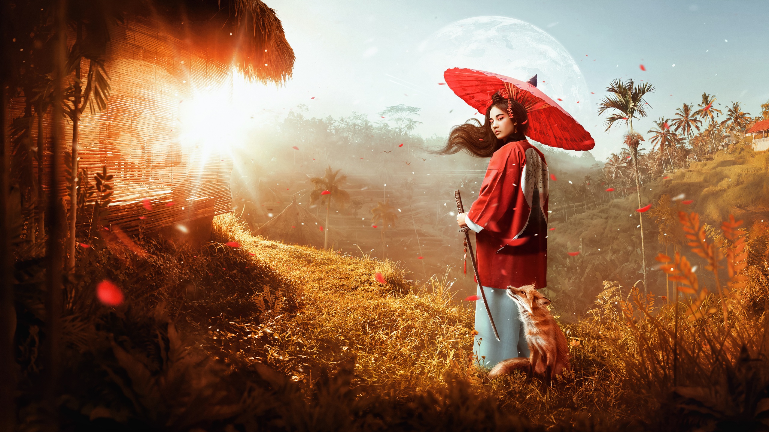 Japanese girl Wallpaper 4K, Japanese culture