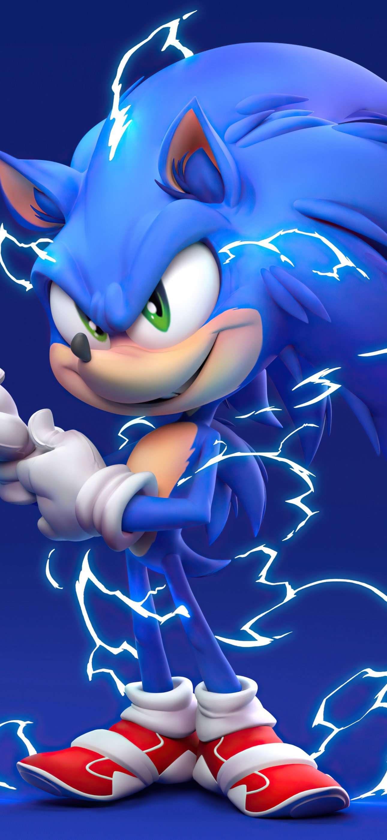 Sonic the Hedgehog Wallpaper 4K, Blue