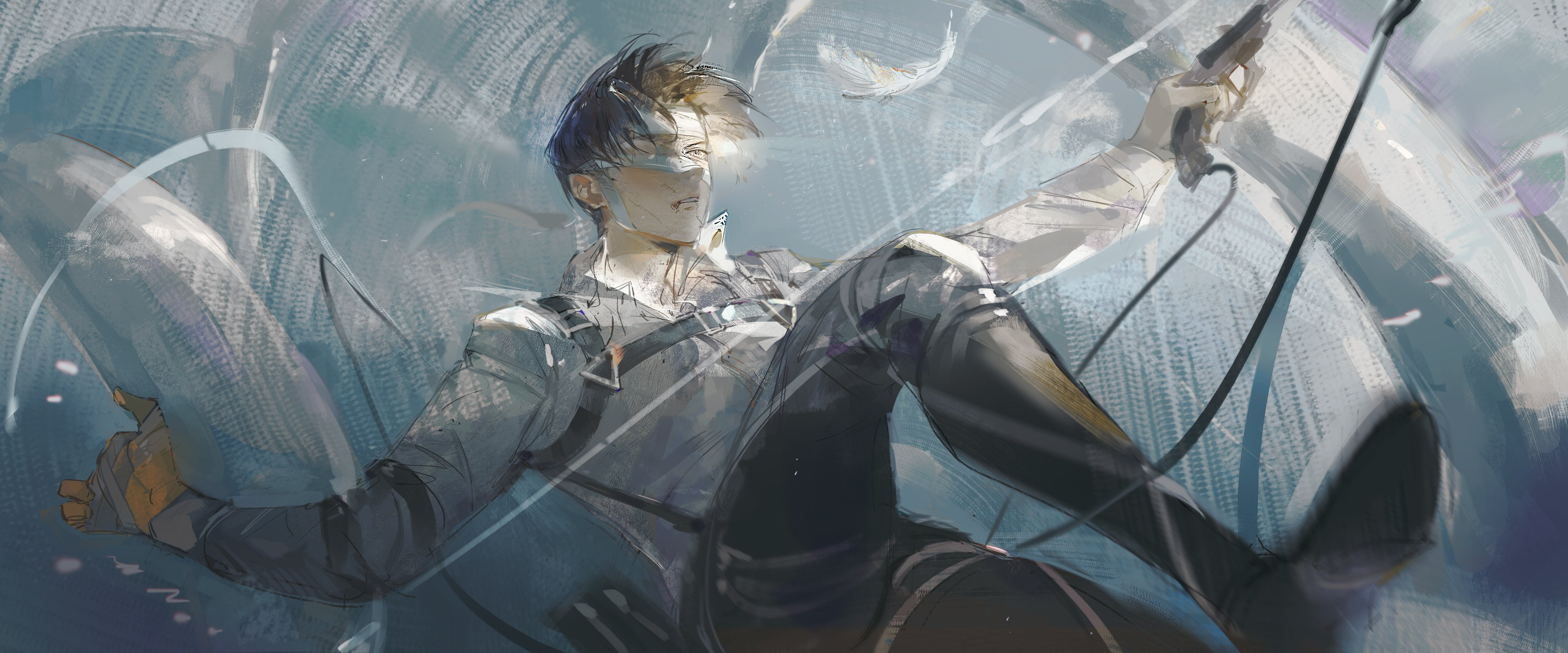 Levi Ackerman on Titan Wallpaper by liyuliyuzhou Anime Image Board