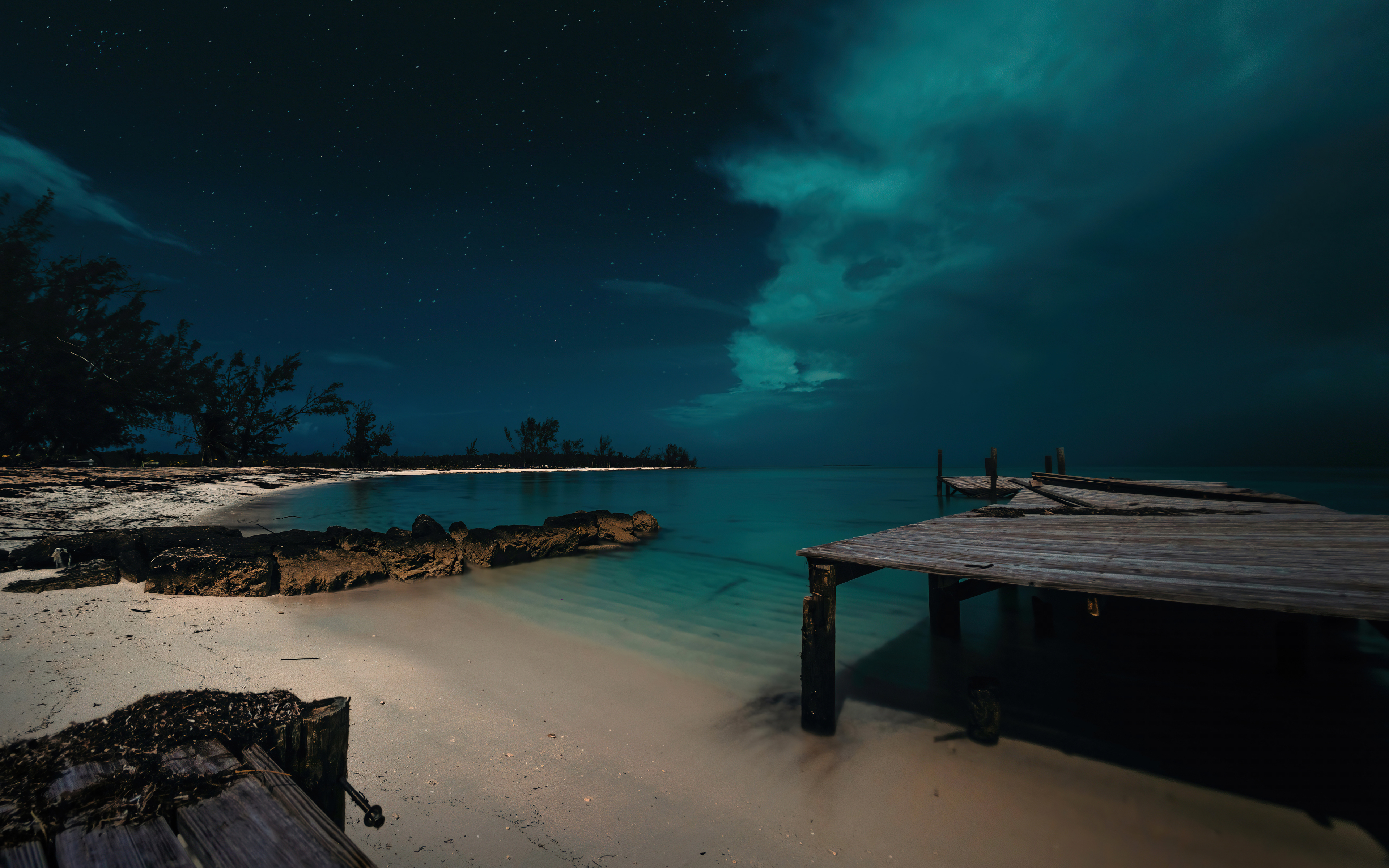 Download wallpaper 3840x2400 jaws beach