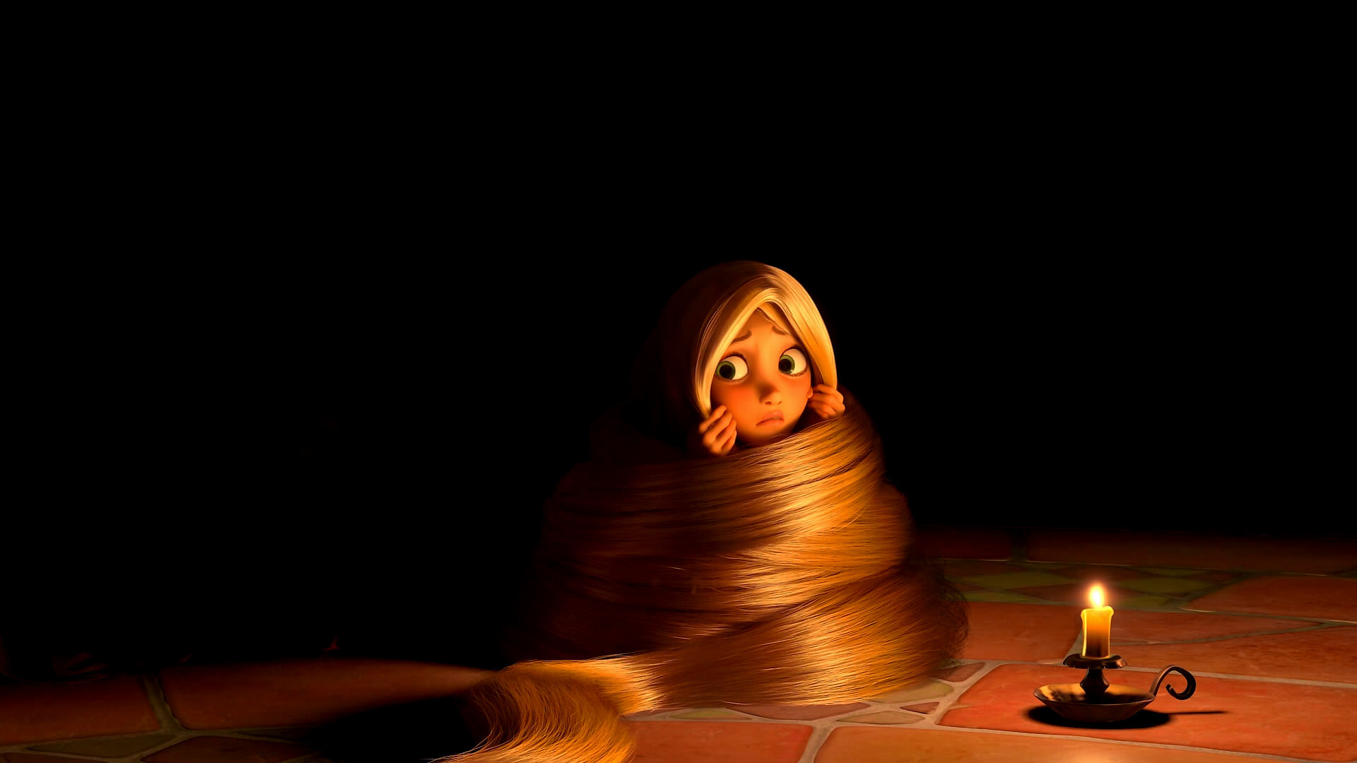 Wallpaper darkness, Rapunzel, Rapunzel: a Tangled tale for mobile and desktop, section фильмы, resolution 1920x1080