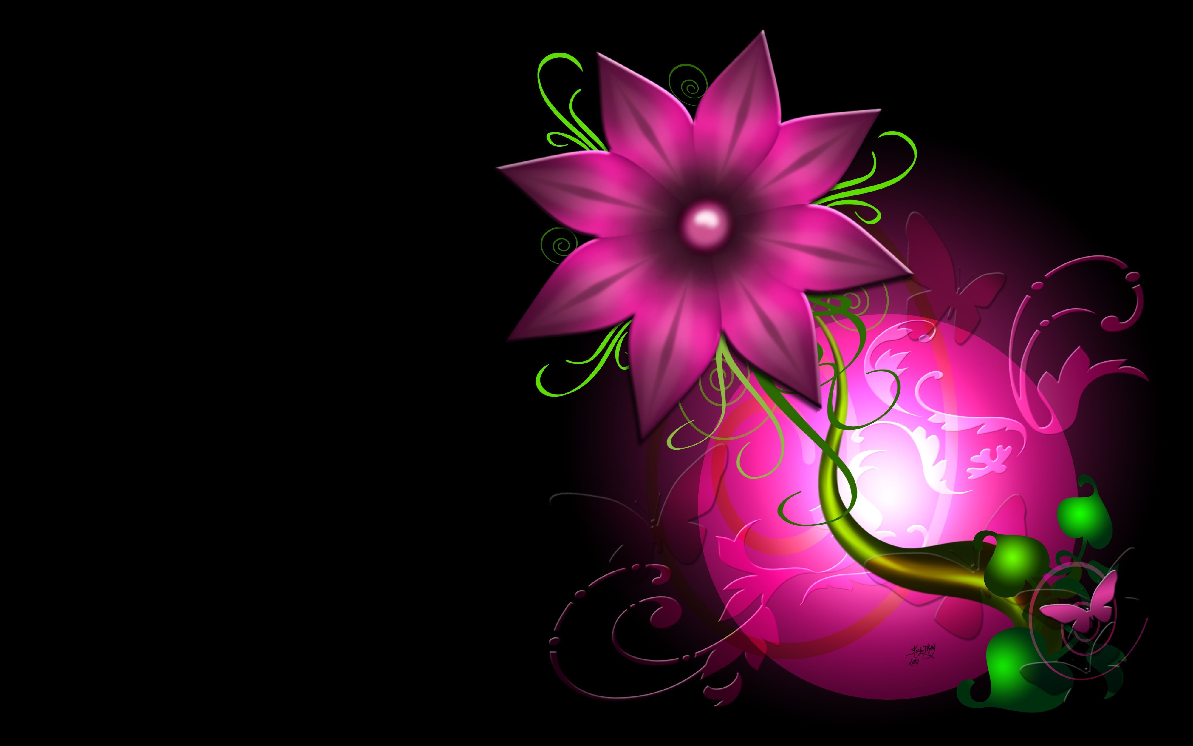 Flower wallpaper for desktop, download