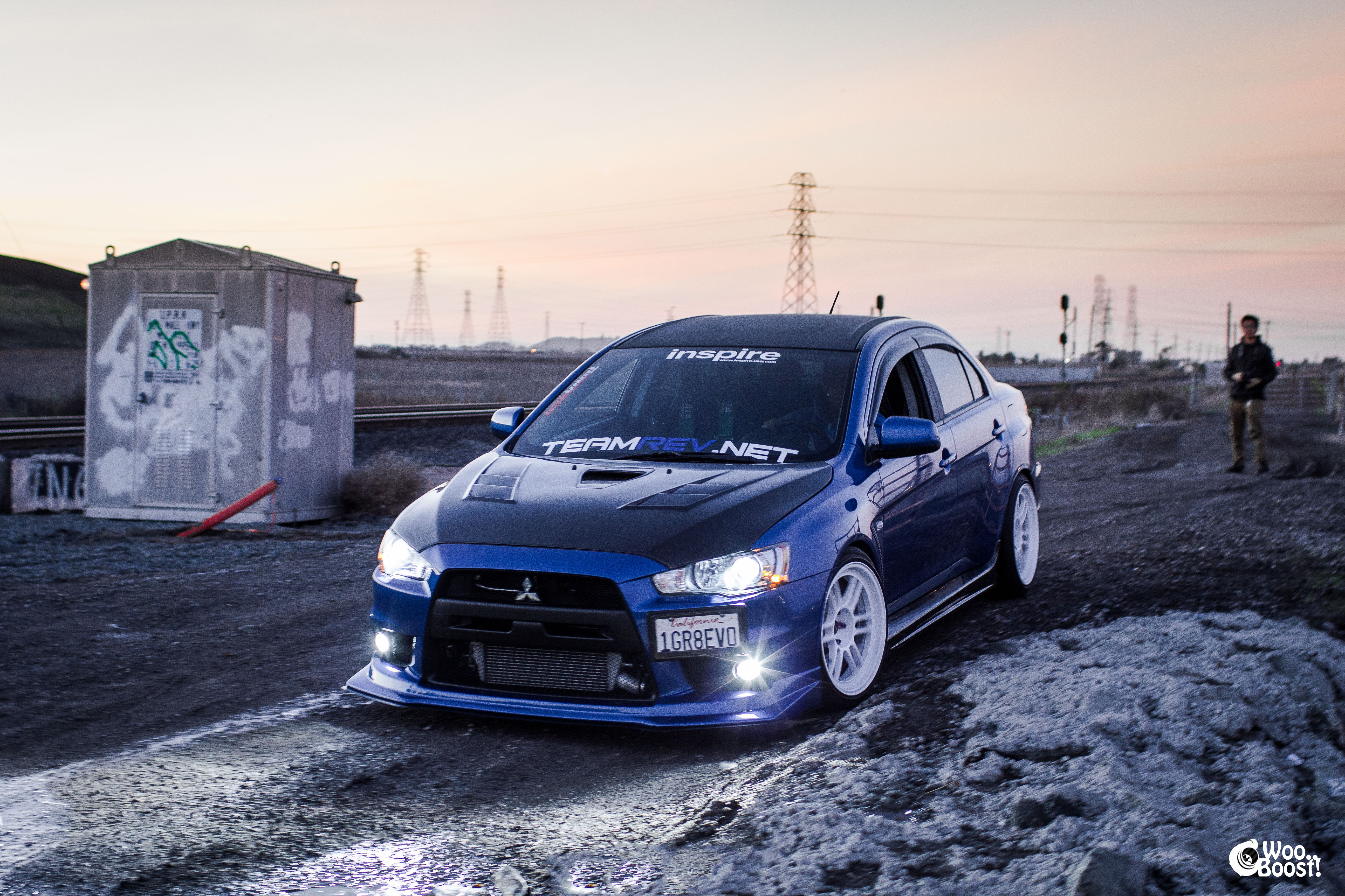 Vehicle Mitsubishi Evolution X 4k Ultra