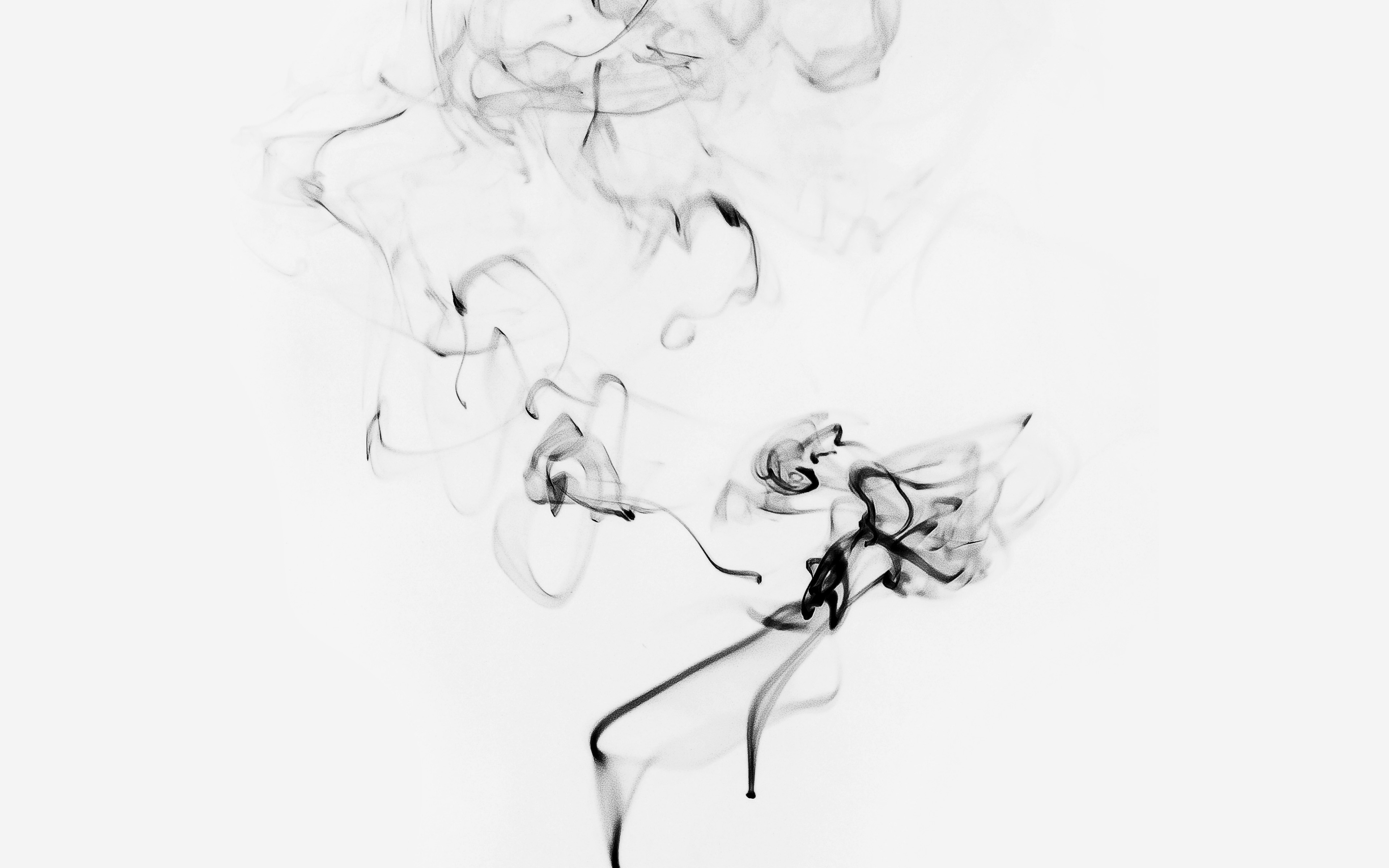 Smoke Bw White Minimal Black