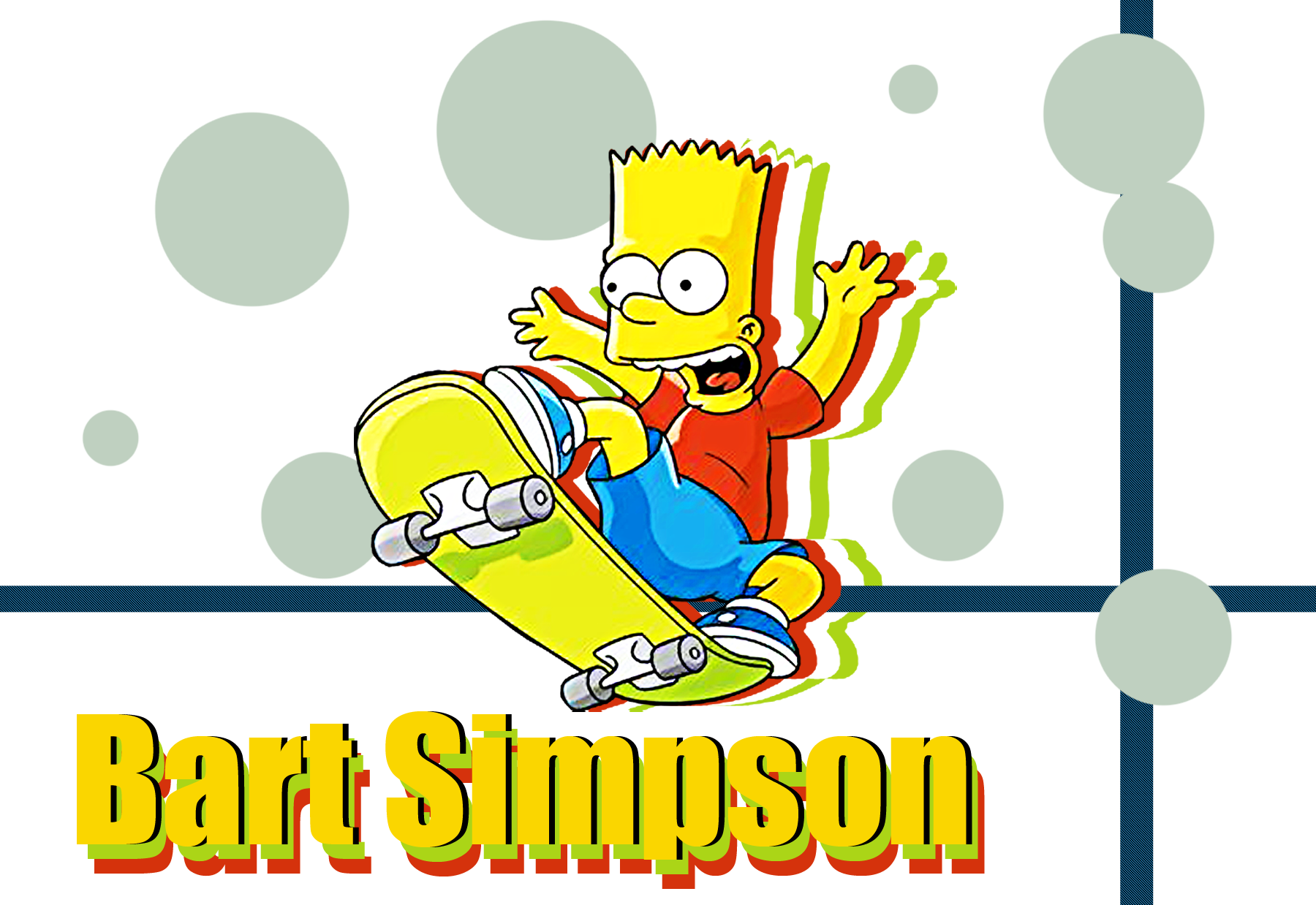 HD Bart Simpson Skateboard Wallpaper