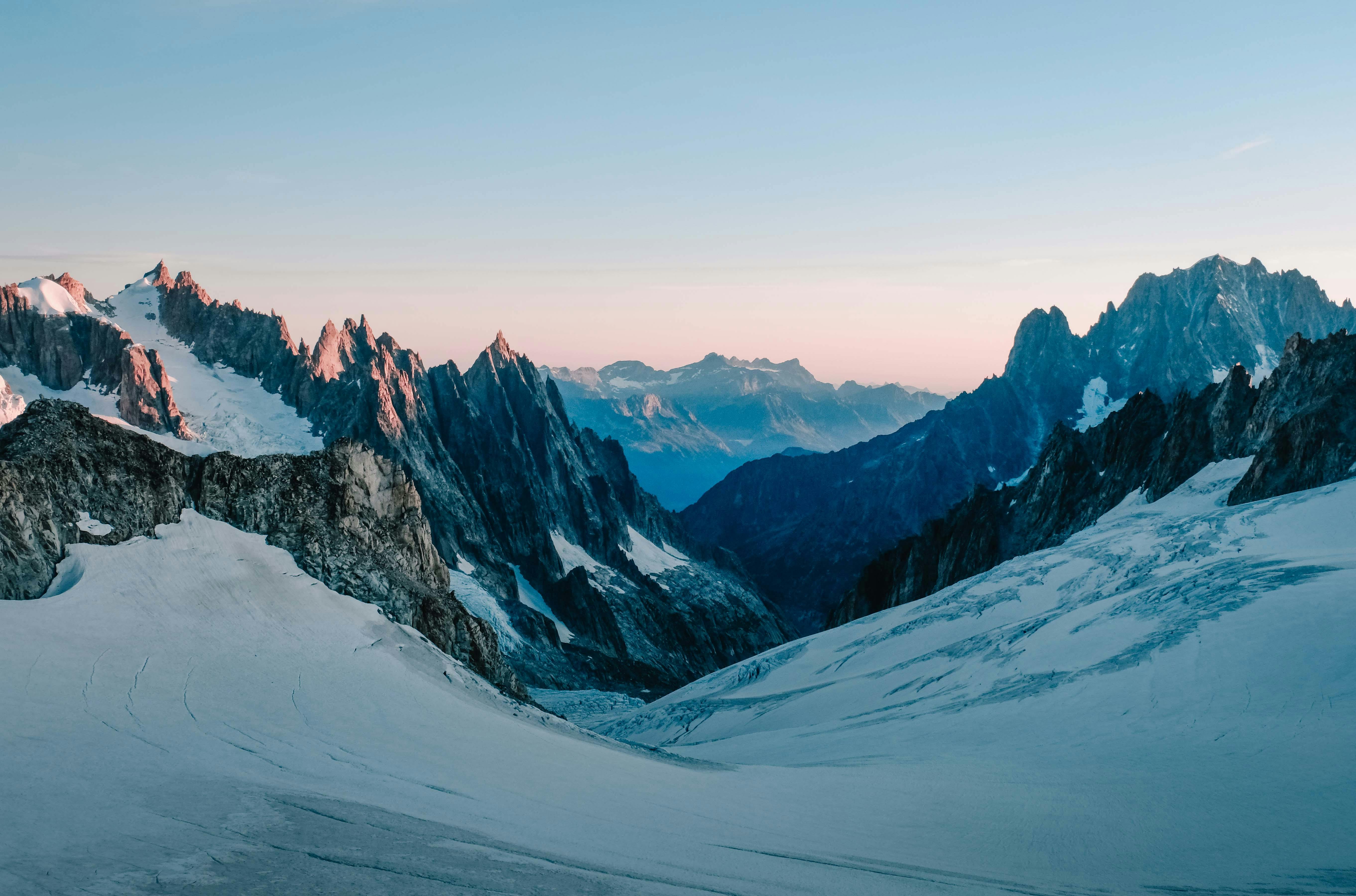Photo Of Snow Capped Mountains During