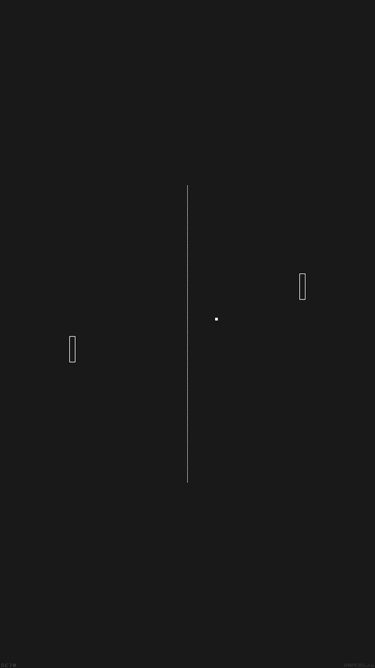 Retro Ping Pong Game Minimal