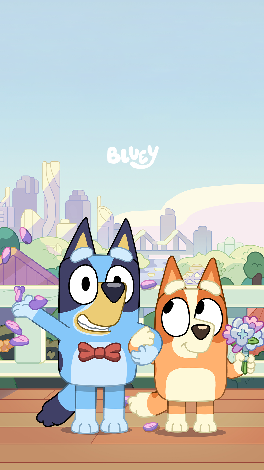 Free Bluey phone wallpaper: Halloween