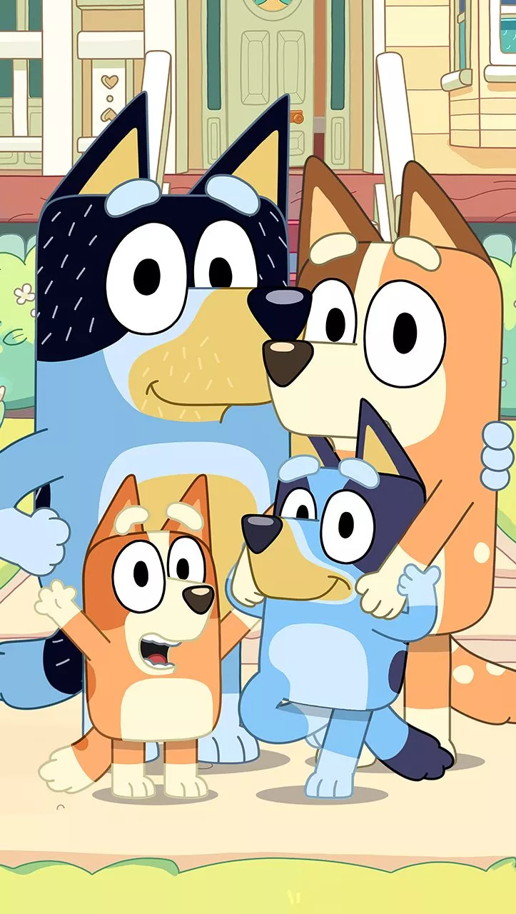 Some #Bluey phone wallpaper I just