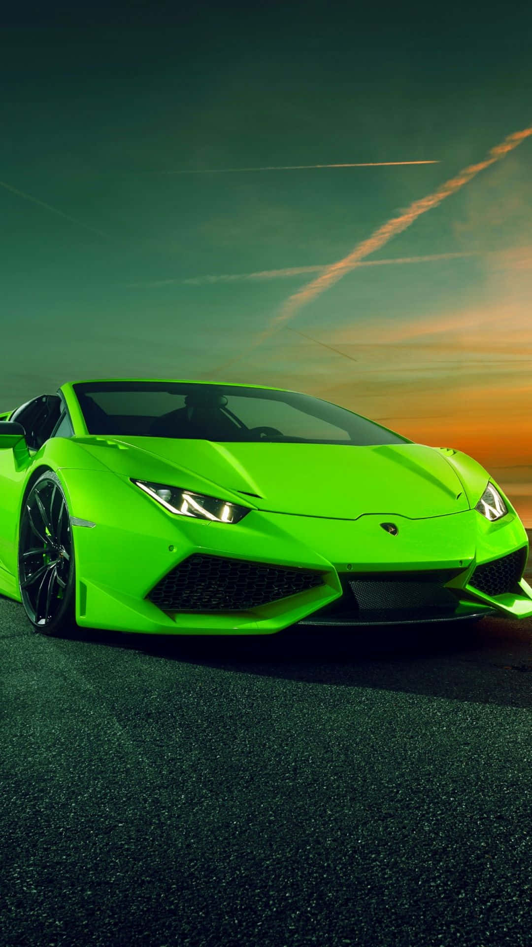 Download Matching green Lamborghini