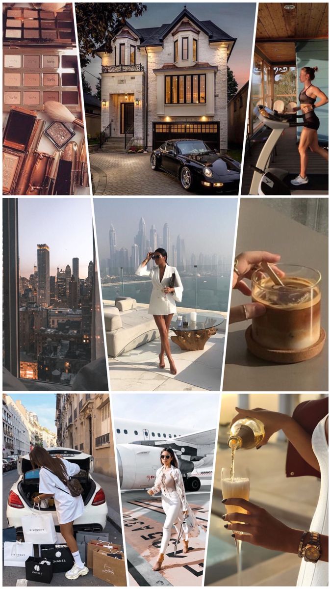 iPhone Wallpaper. Vision board collage