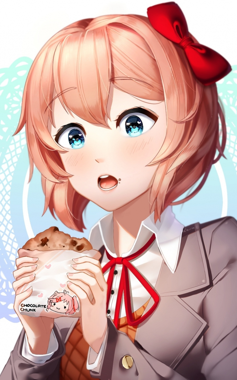 Download wallpaper 800x1280 curious