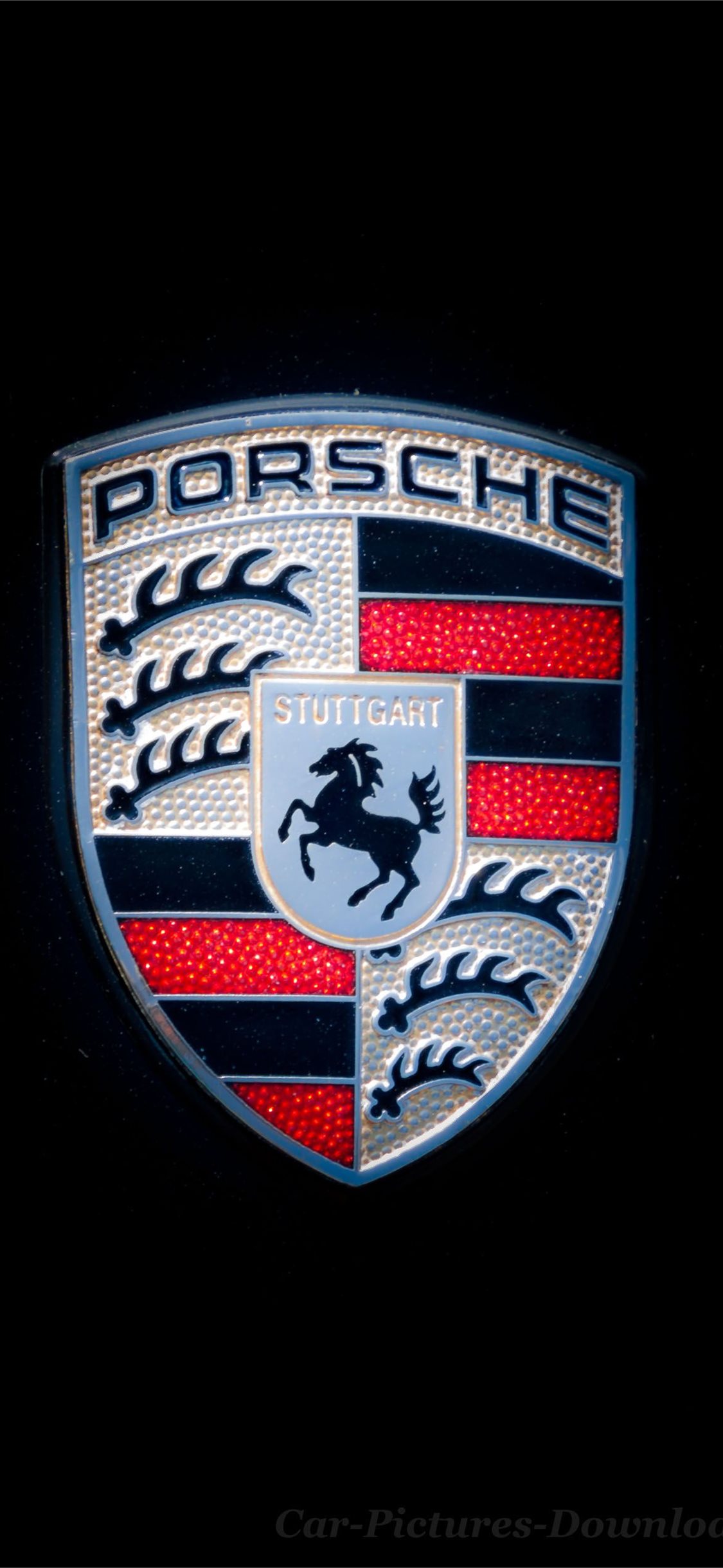 Best Porsche logo iPhone HD Wallpaper
