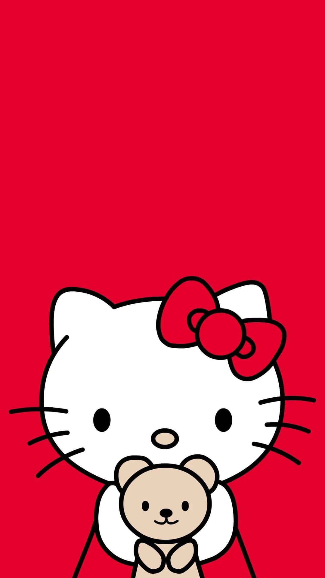 Download Cute Red Hello Kitty Wallpaper