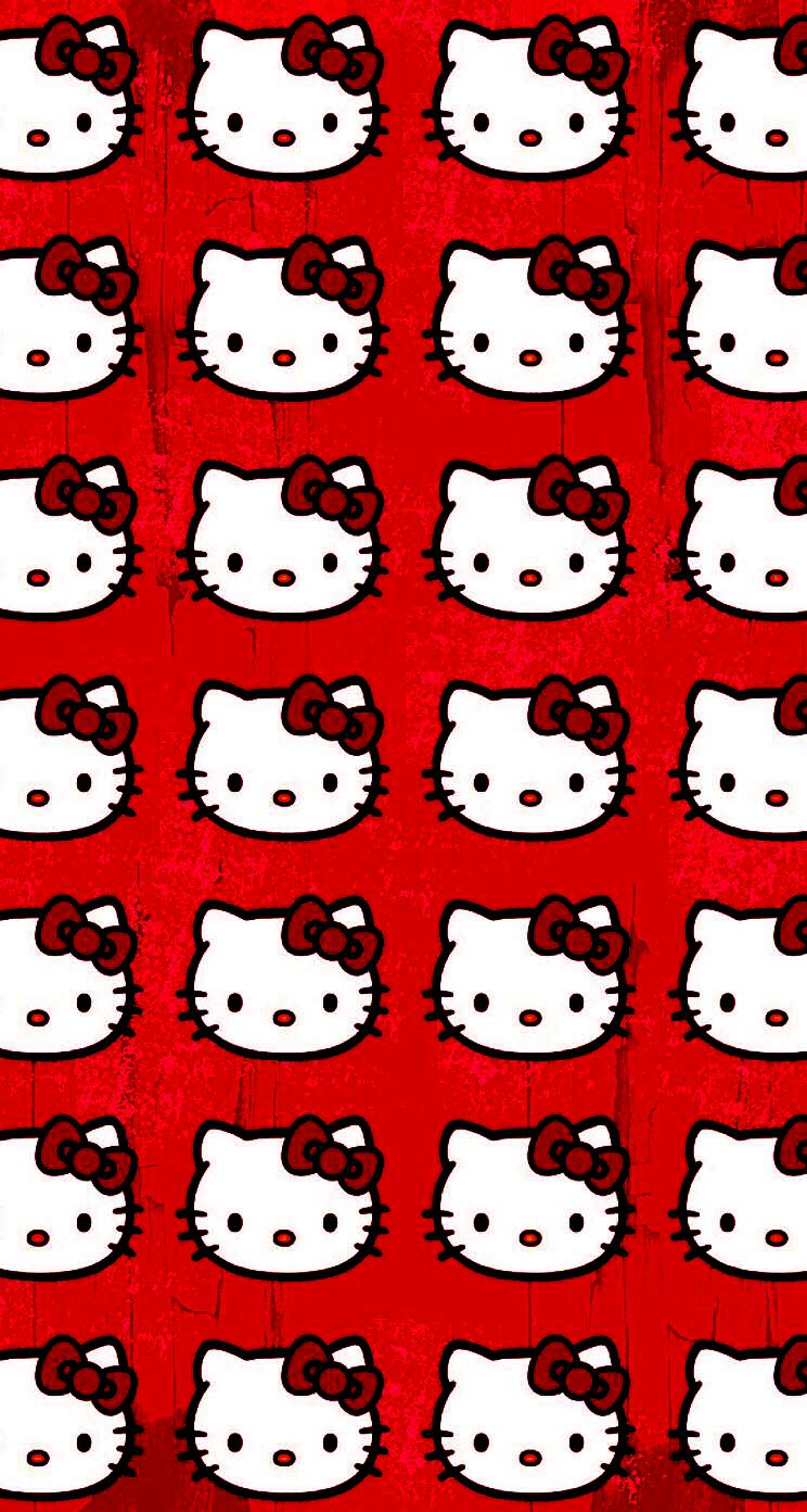Red hello kitty. Edit by me. ☺️