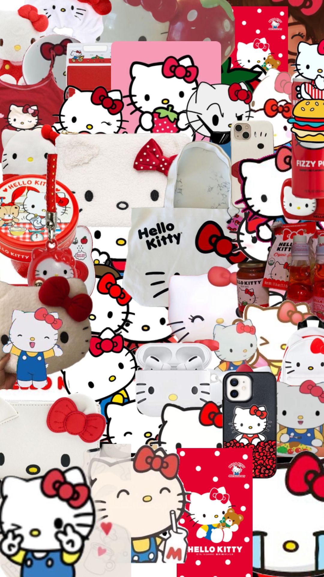 Classic Red Hello Kitty Wallpaper