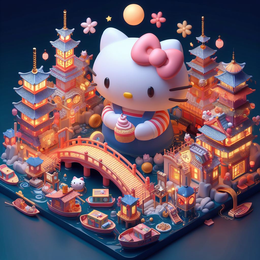 Hello Kitty Wallpaper 4k aesthetic 8k