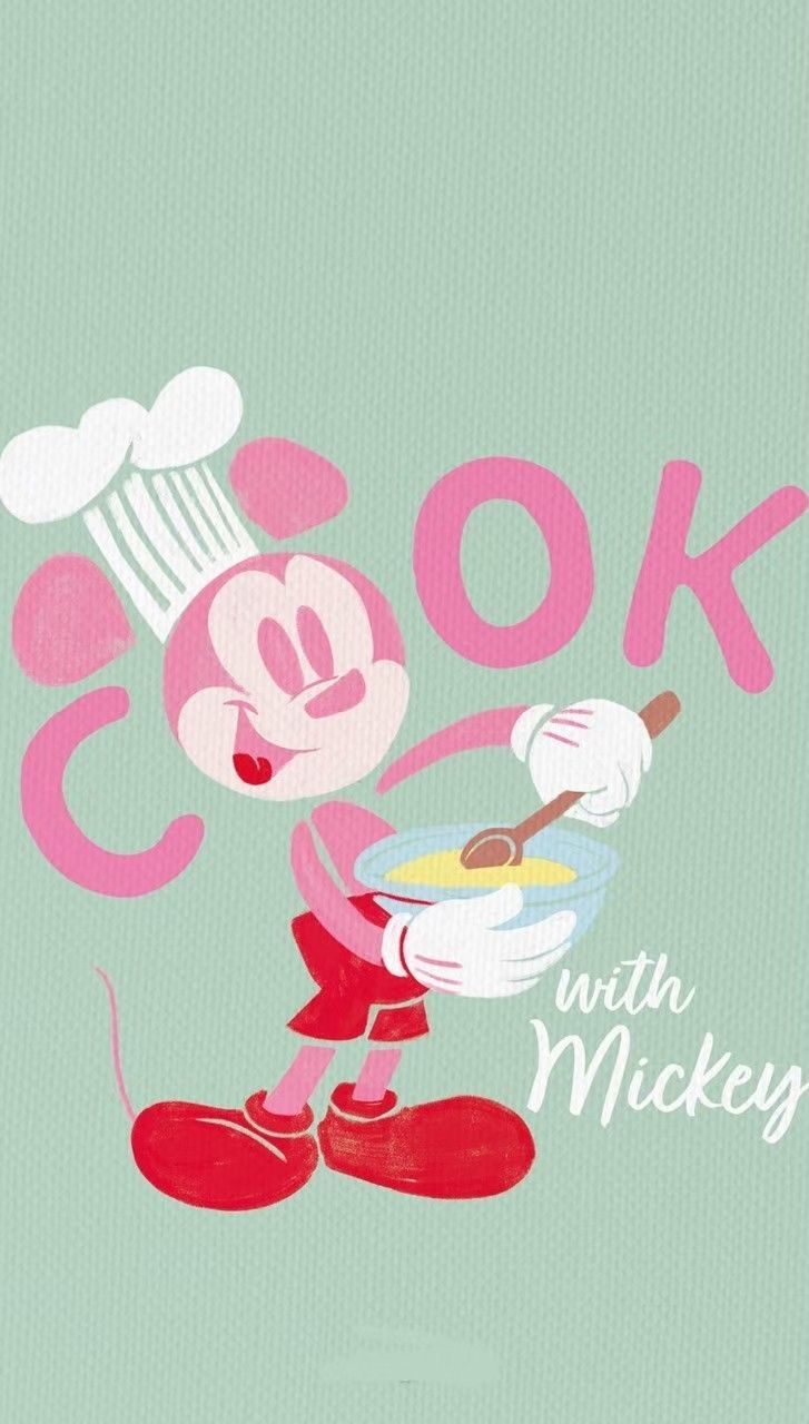 Mickey mouse wallpaper, Kawaii disney