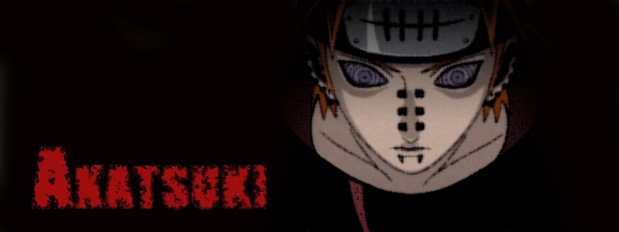 Dual monitor Pain (Naruto) wallpaper