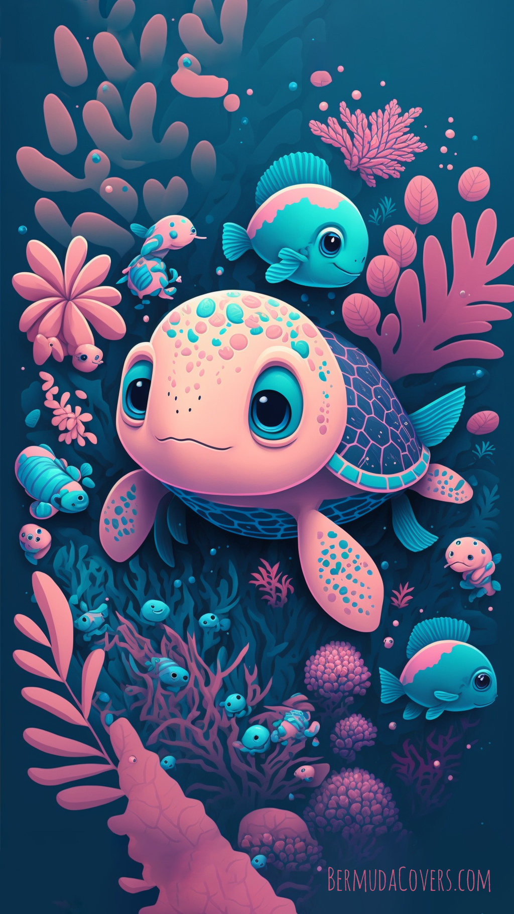 Wallpaper Wednesday: Sea Turtle Cartoon