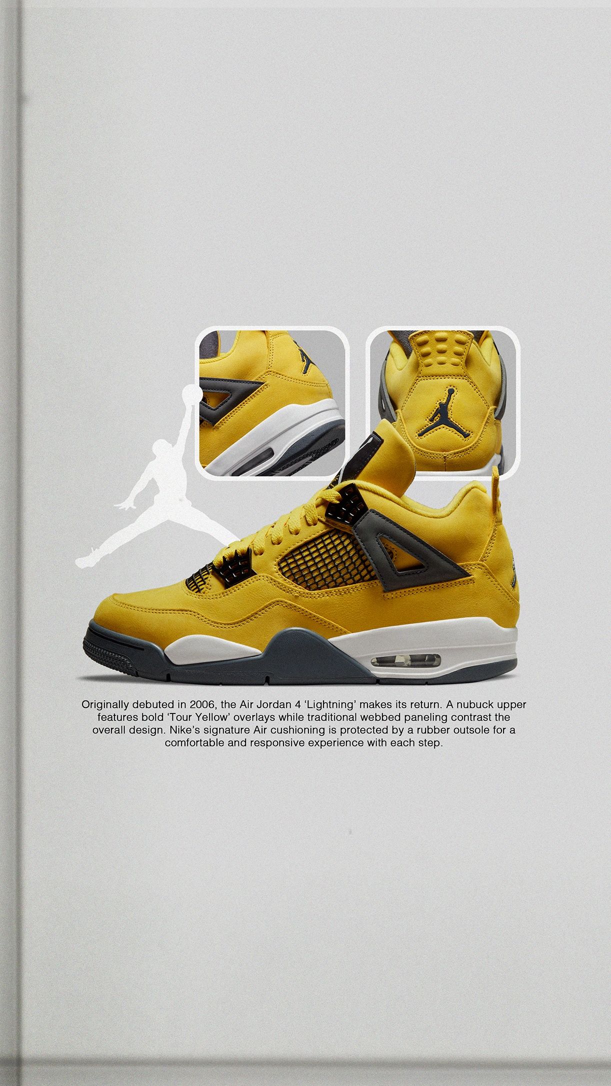 AIR JORDAN 4 'LIGHTNING'