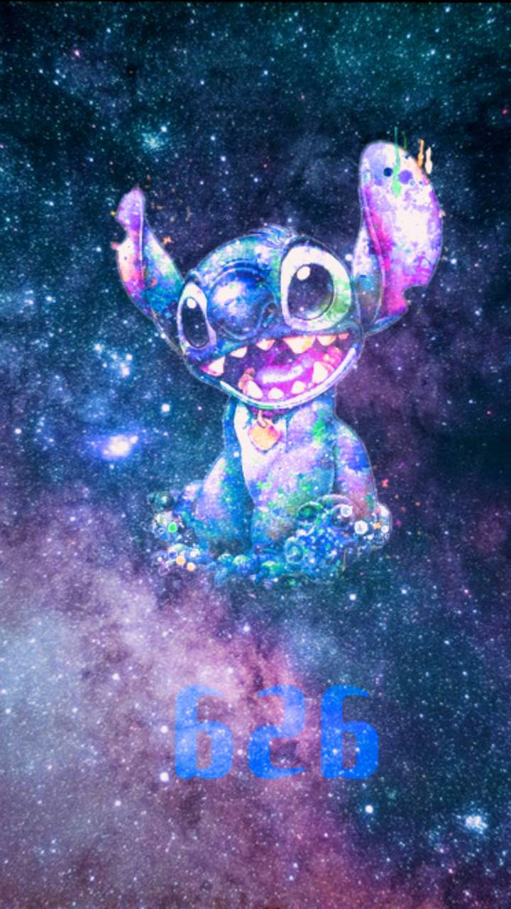 Stitch Galaxy. Wallpaper