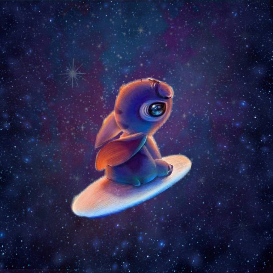 Stitch Galaxy Background. Wallpaper