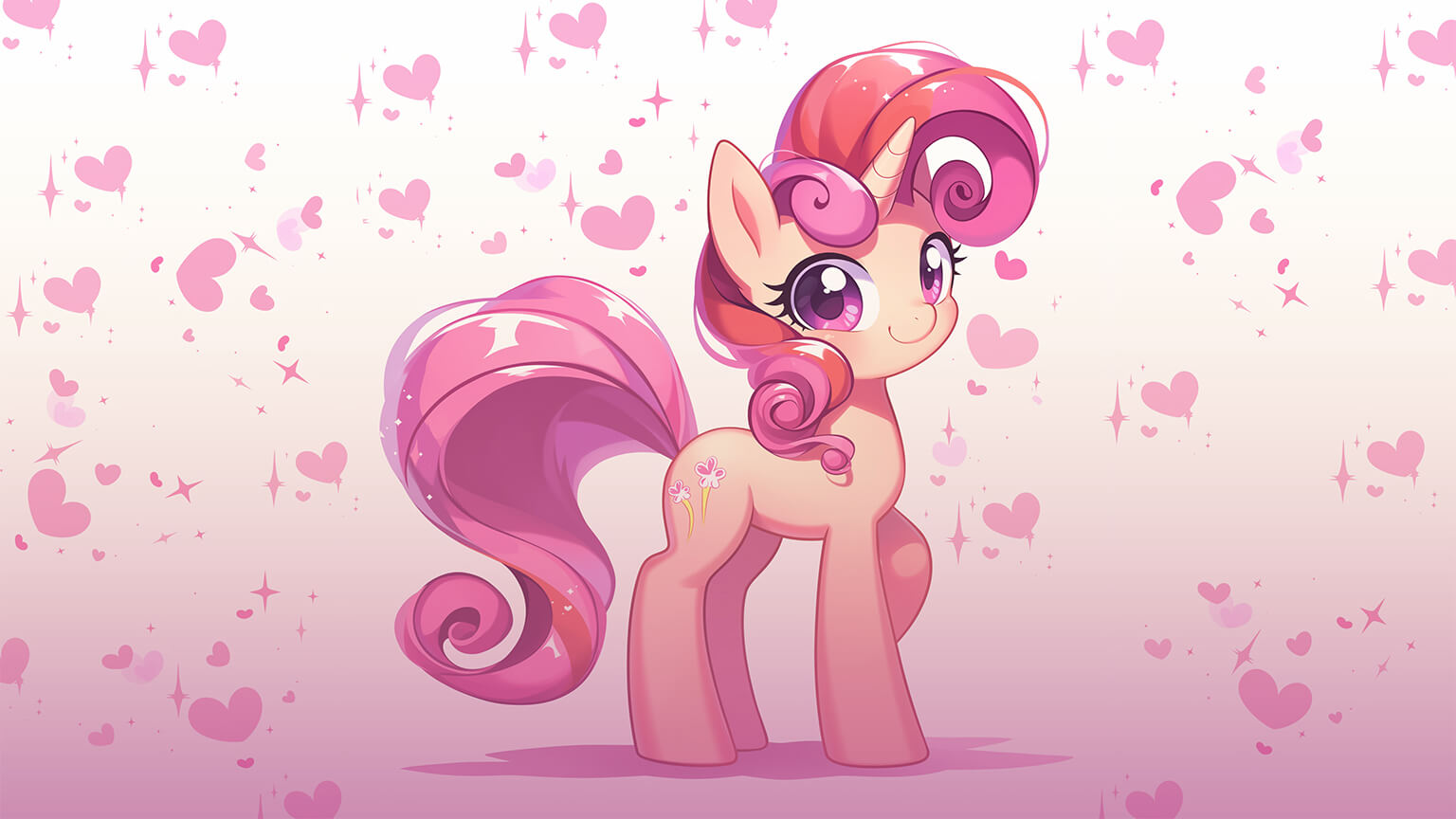 Cute Pink Unicorn Desktop Wallpaper Unicorn Wallpaper 4K