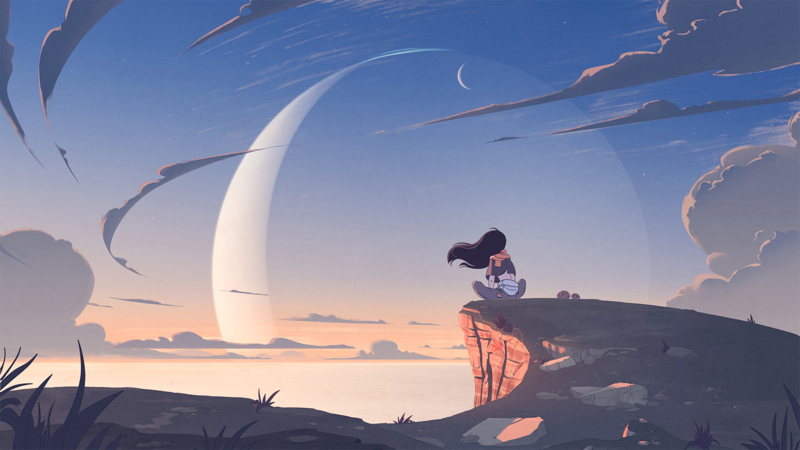 Best Alone Anime Girl Wallpaper