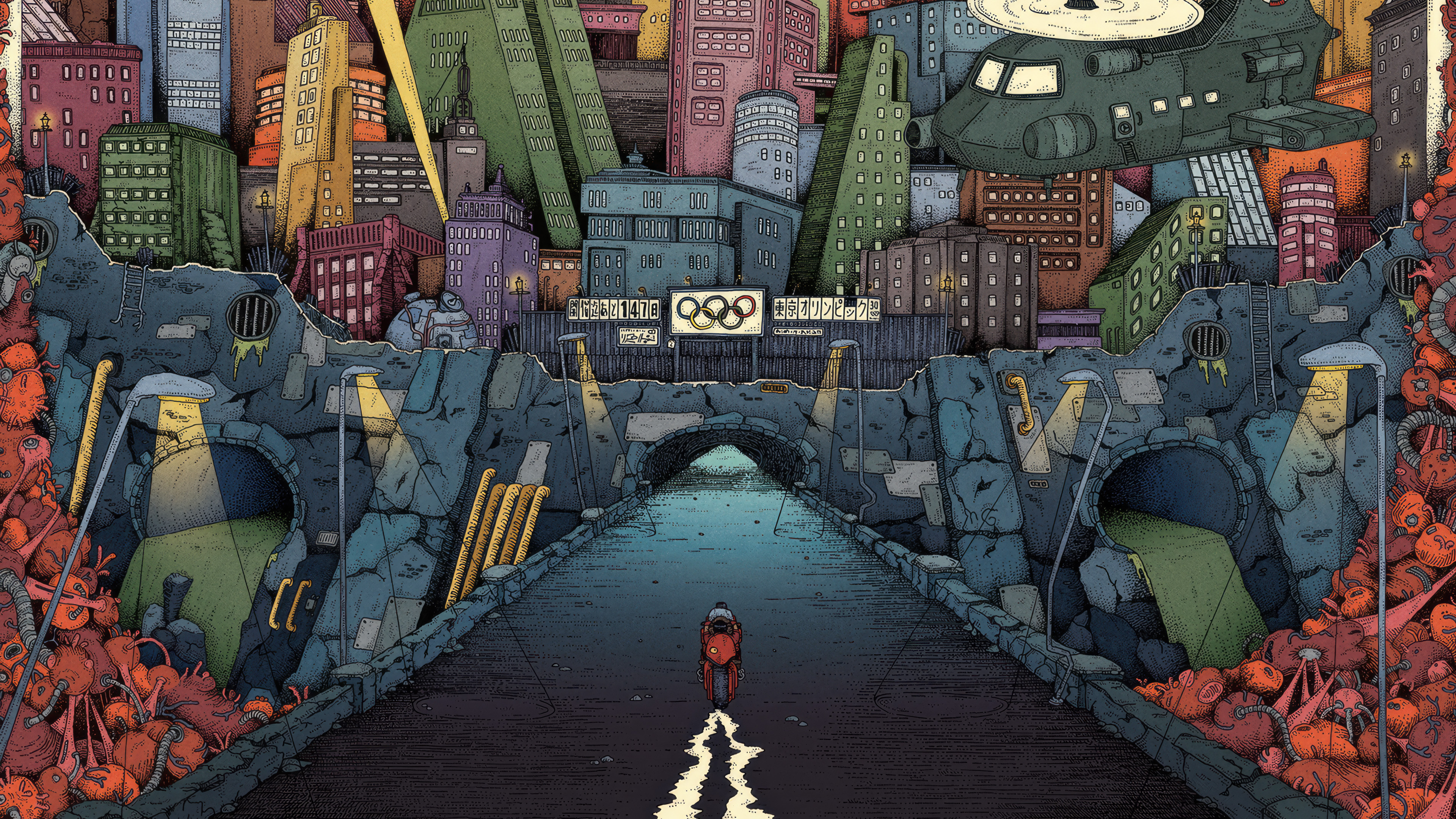 Akira Cyberpunk 4k Wallpaper, HD Anime