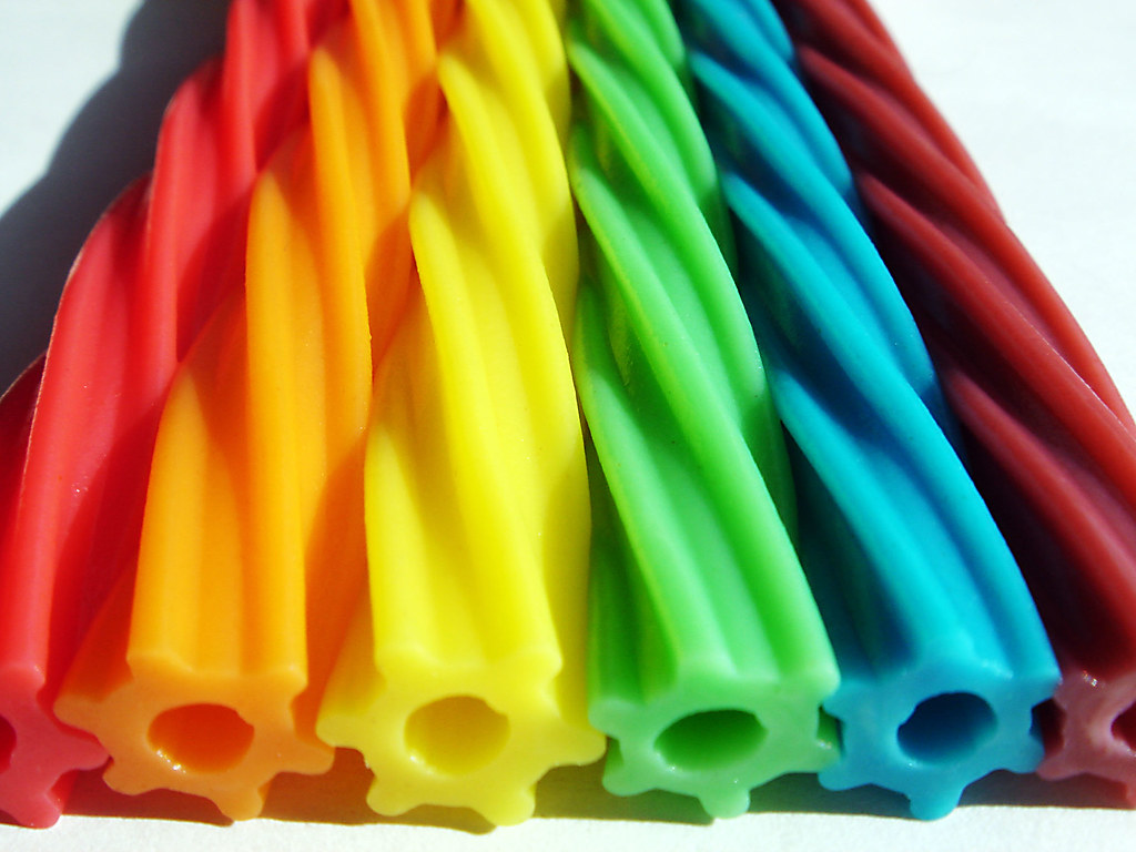 Rainbow Twizzlers. I went to a candy