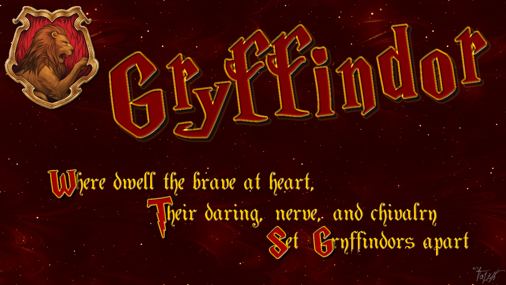 Harry Potter Gryffindor HD Wallpaper