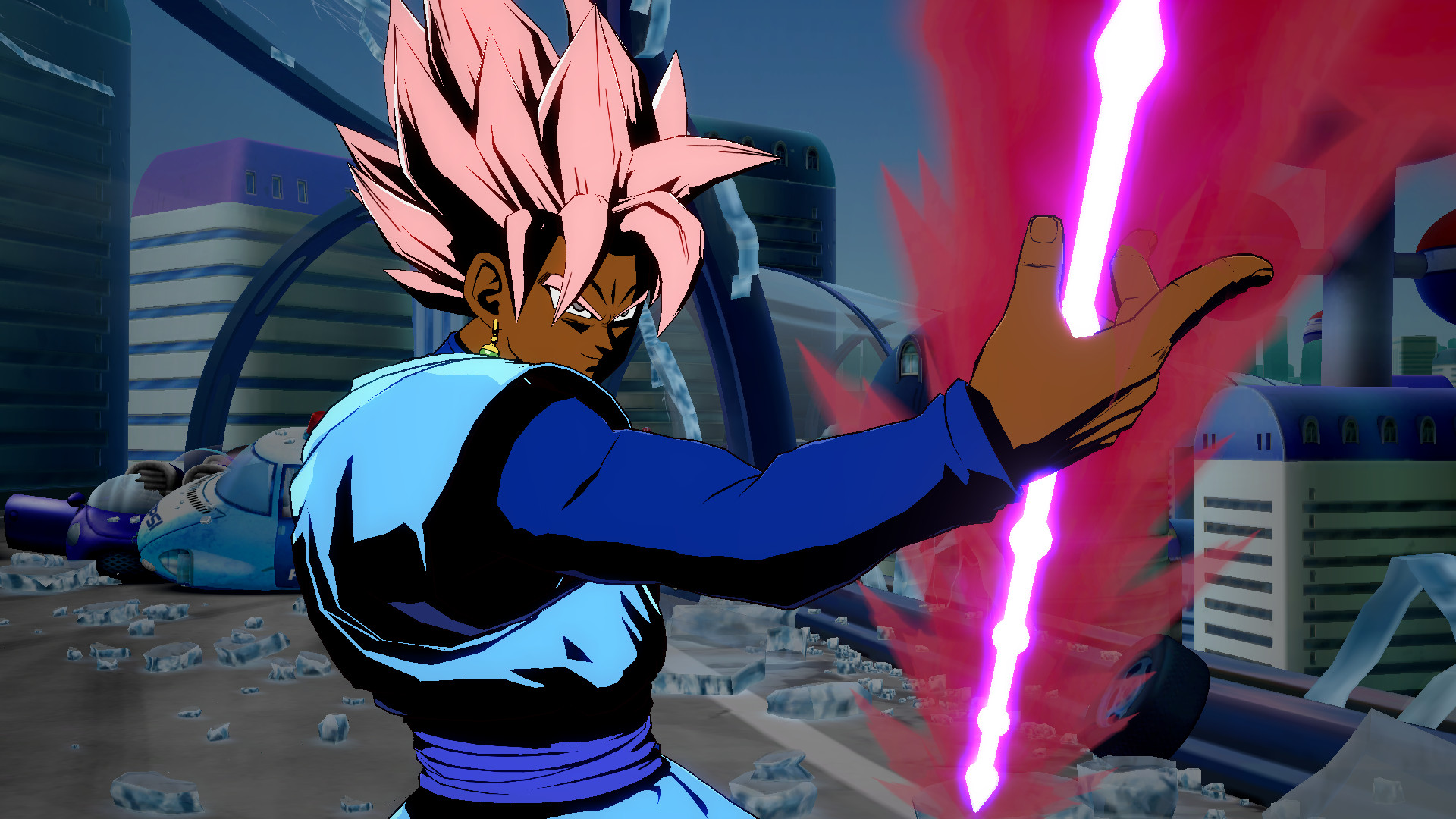 Goku Black but he's actually black