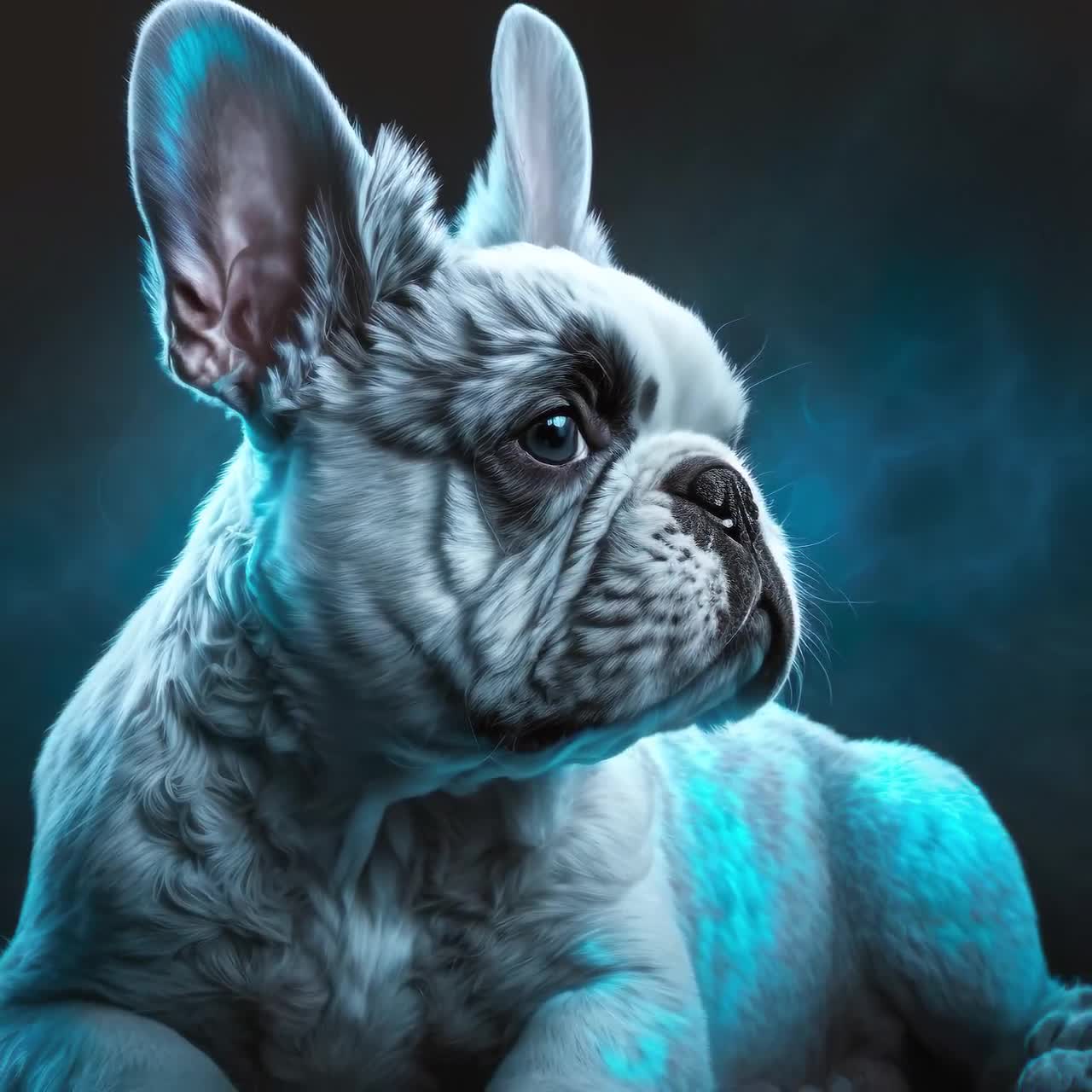 French Bulldog Digital Art Lilac Visual