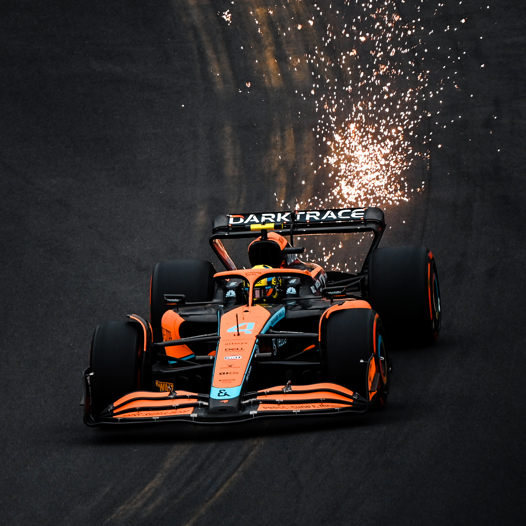 McLaren and spray both