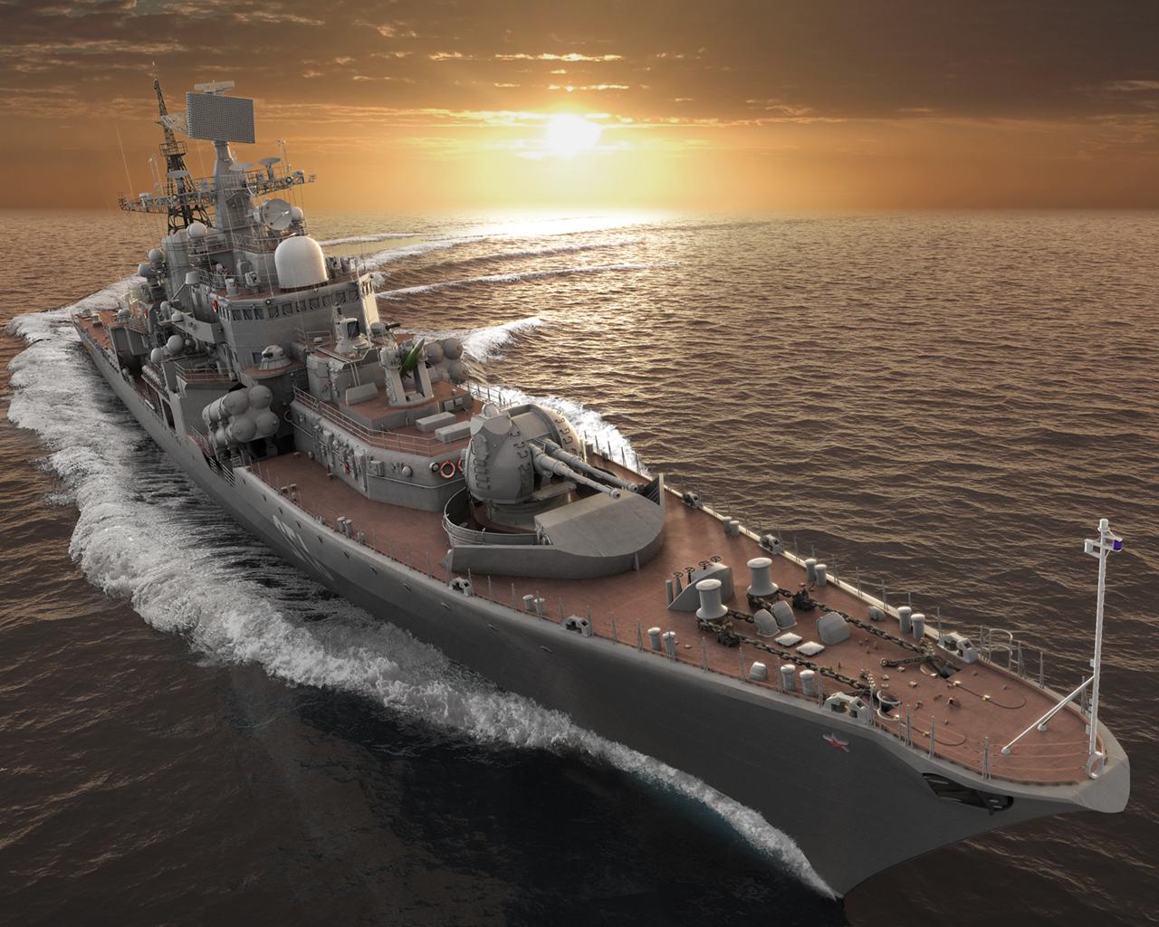 Wallpaper Sovremenny class China