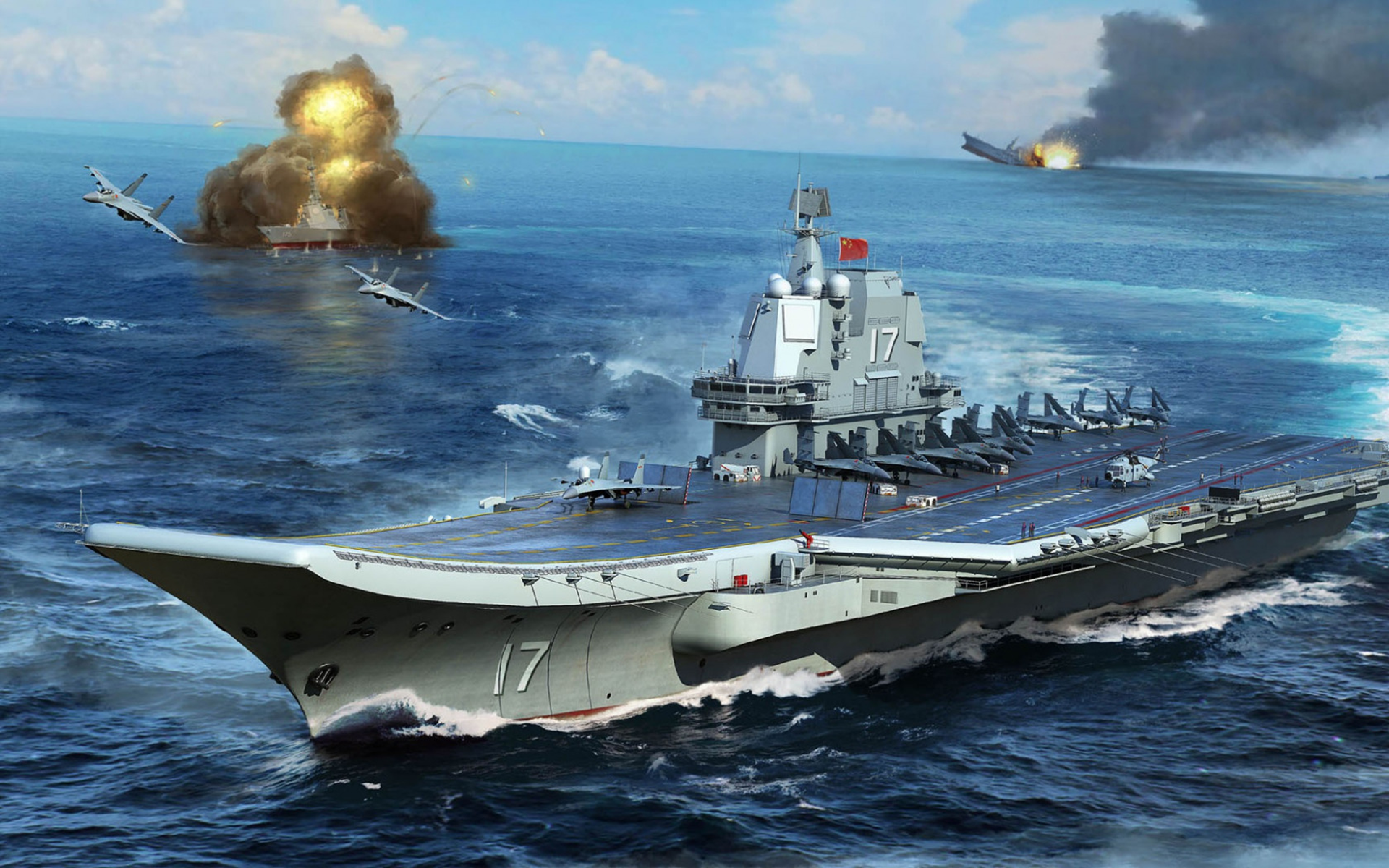 Download wallpaper Type 001A aircraft