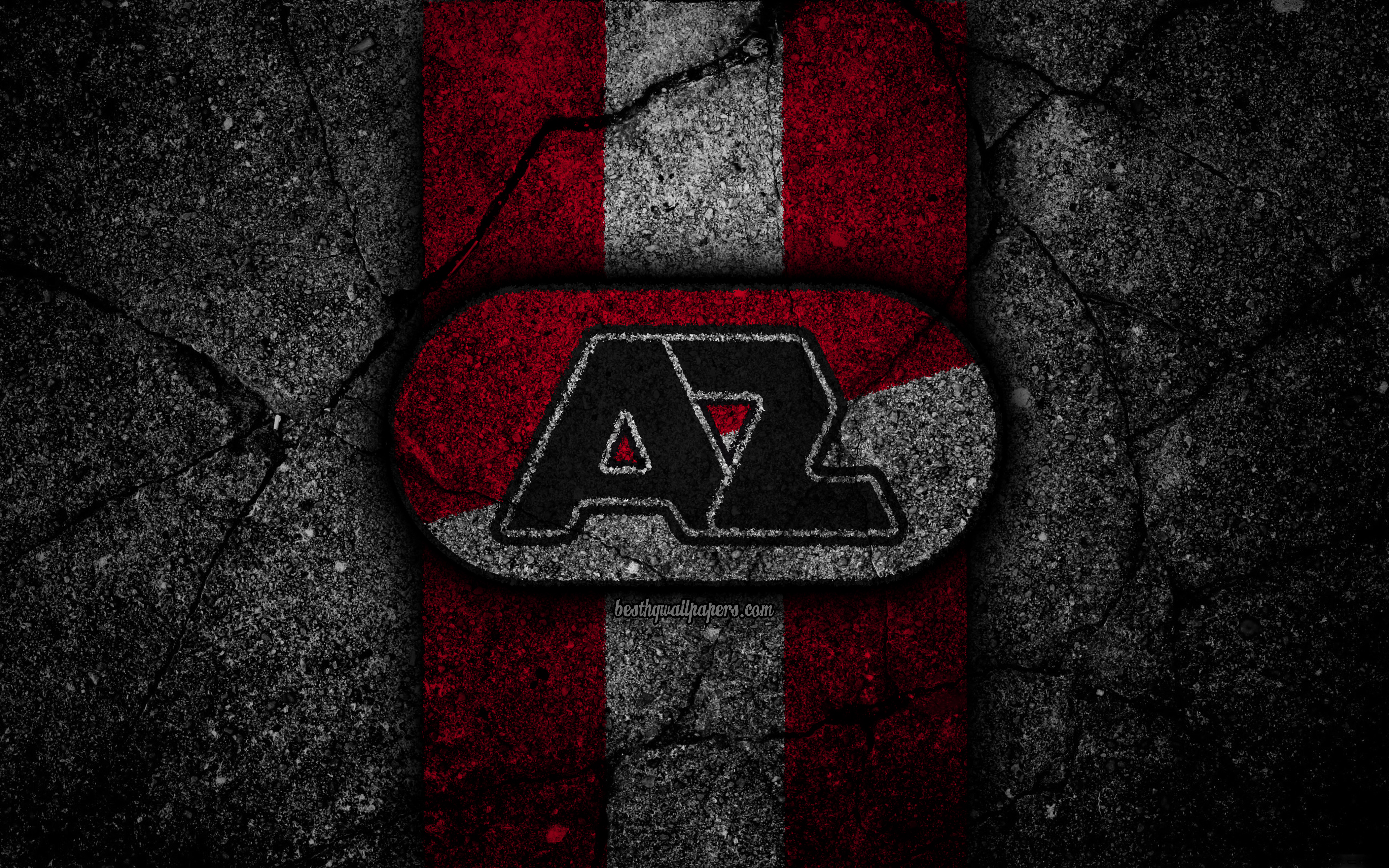 Download wallpaper 4k, AZ Alkmaar FC