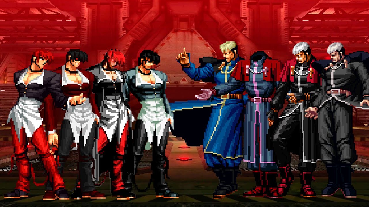 KOF Mugen Iori Yagami Team vs Leopold