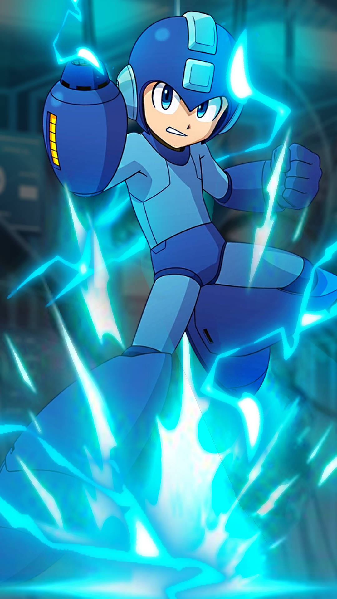 Blue Lightning Wallpaper
