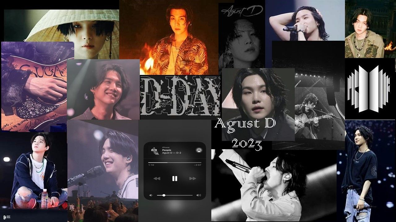 D- DAY Agust D. Bts laptop wallpaper