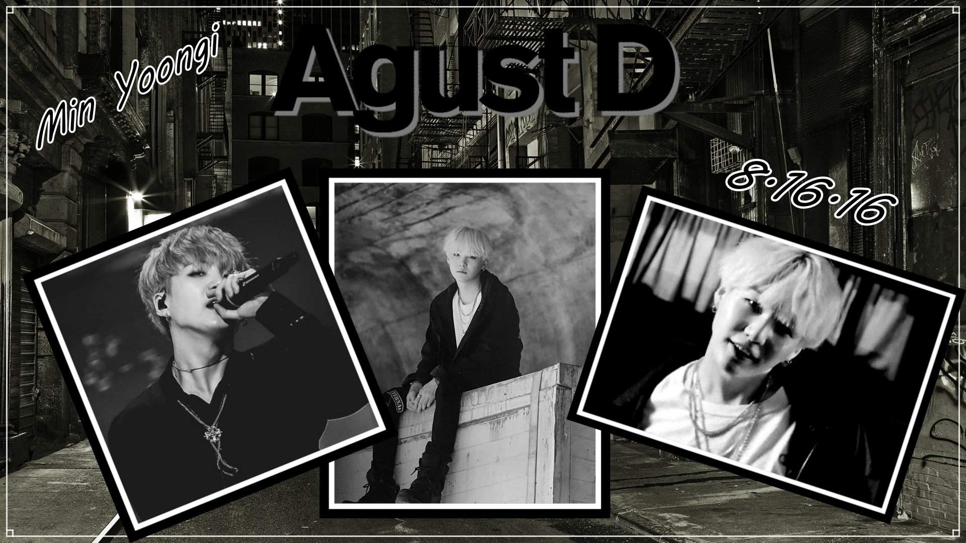 Agust D wallpaper edit