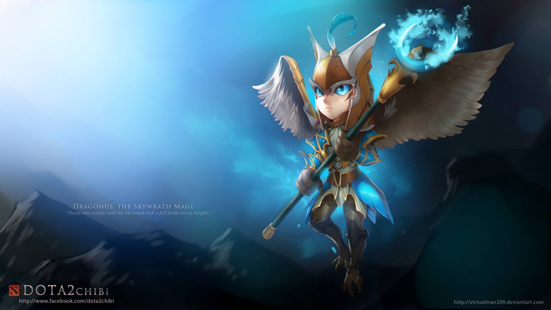 Download wallpaper chibi, dota 2