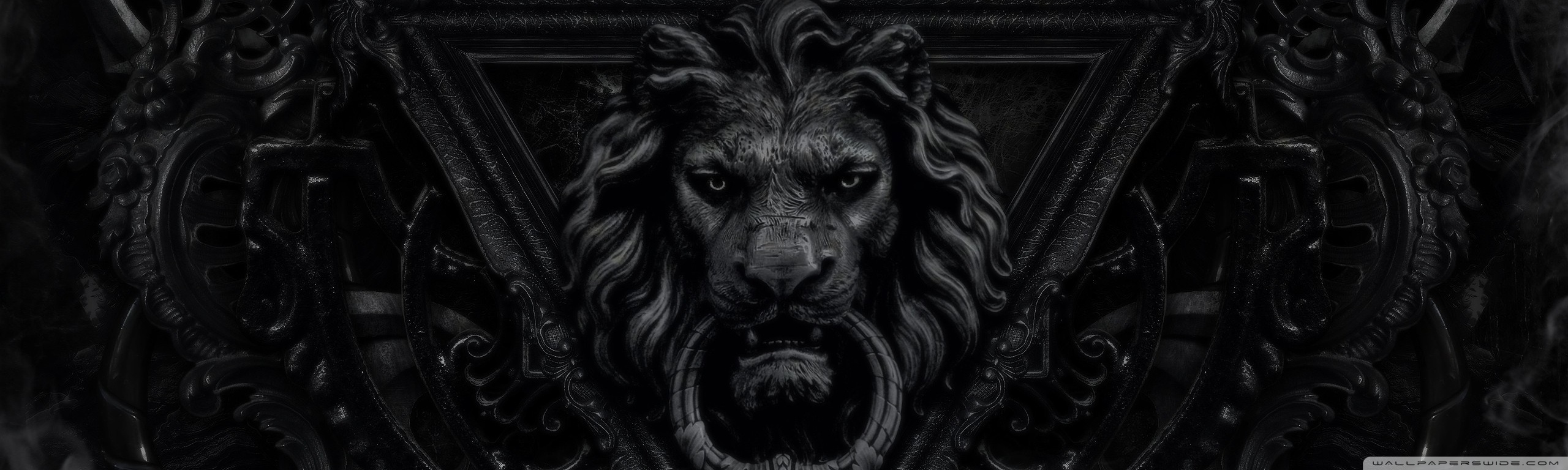 Dark Gothic Lion Ultra HD Desktop