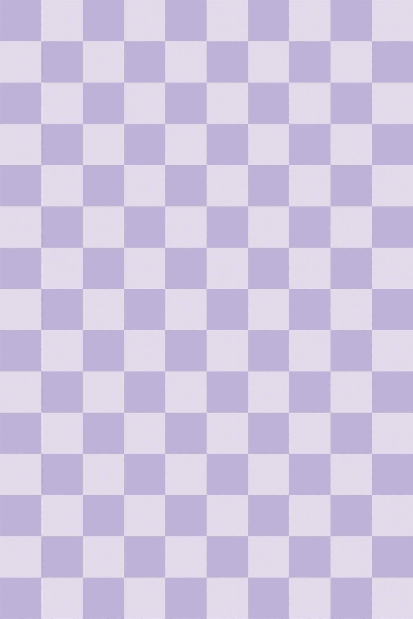 Pastel Purple Grid Peel and Stick