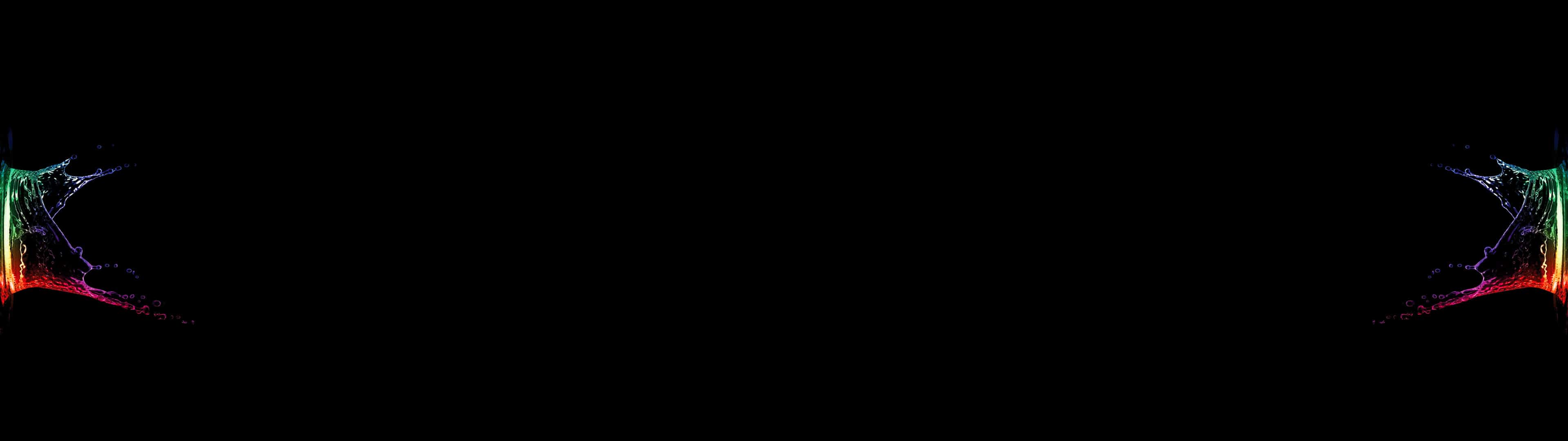 Colorful Splash Dual Monitor Wallpaper