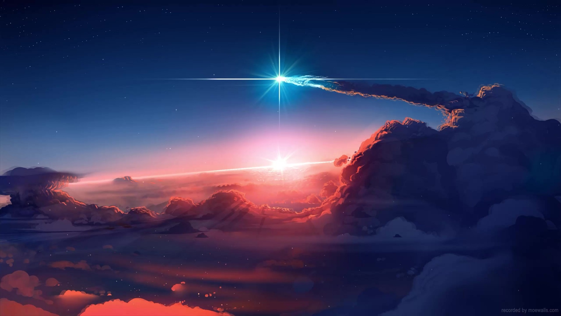 Meteorite Falling Live Wallpaper