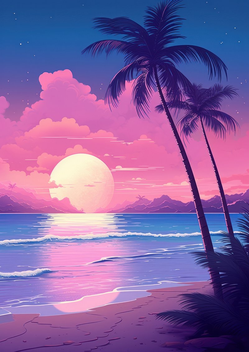 Wallpaper Palm Tree Background