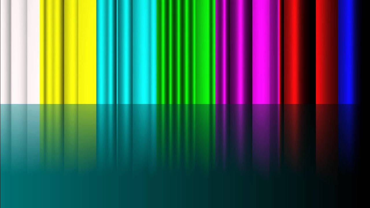 4K TV 3D Color Bars UHD Background